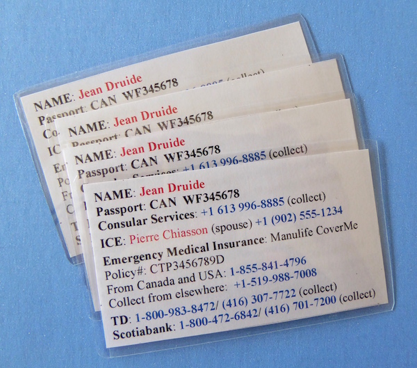 emergency-contact-cards-laminated
