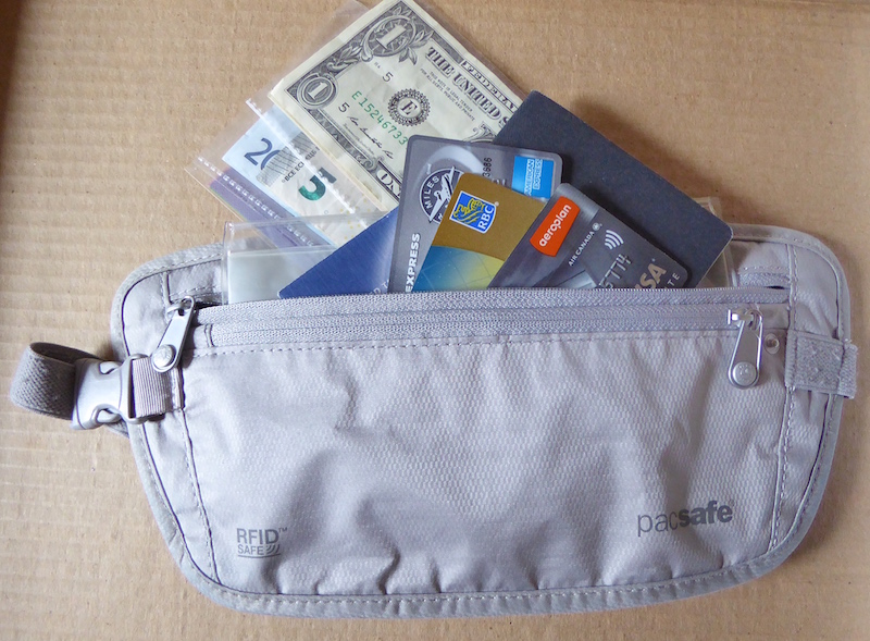 anti-pickpocket-pacsafe-security-pouch - Packing Light Travel