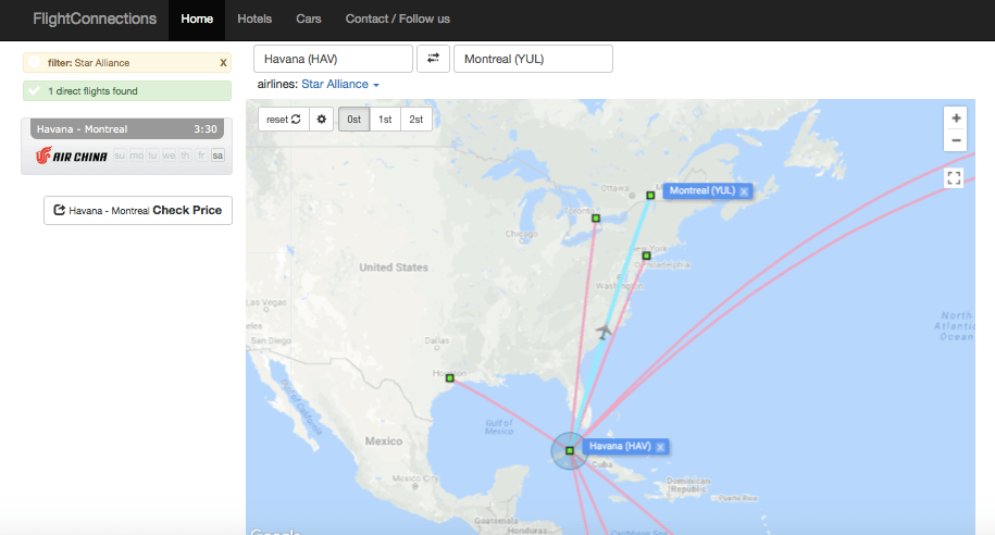 Aeroplan Chart Flight