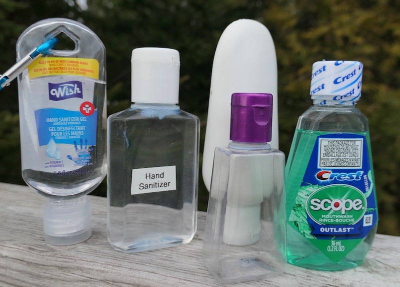 How to pack a 3-1-1 liquids bag for a long trip — travel. paint