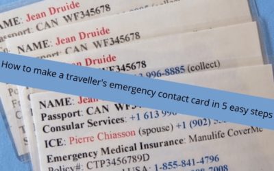 How to make a traveller’s emergency contact card in 5 easy steps