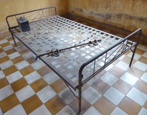 Cambodia-torture-bed-S-21