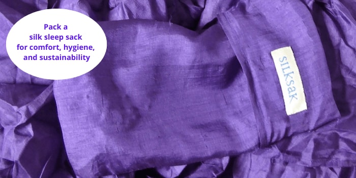 8 Compelling reasons to pack a silk sleep sack