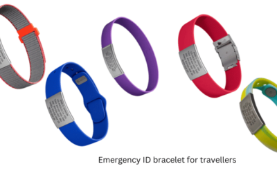 A Simple emergency ID bracelet for travellers saves lives