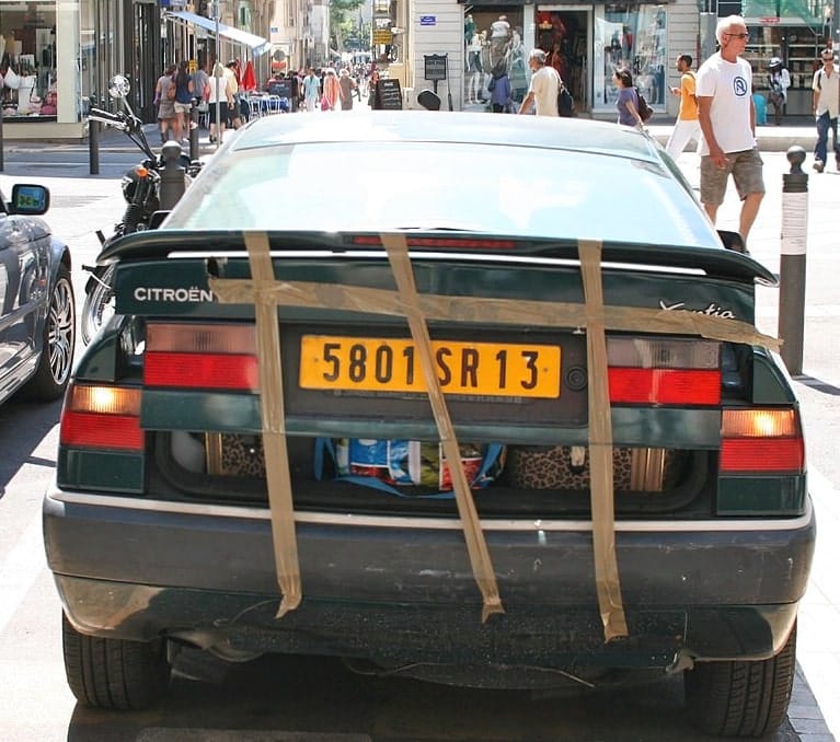 duct-tape-repair-to-rear-of-vehicle