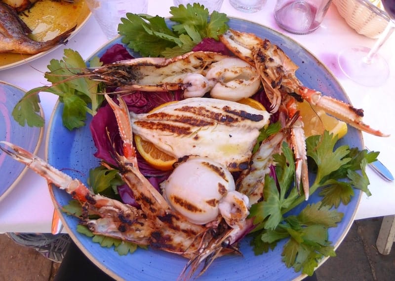 Cinque-Terre-grilled-seafood