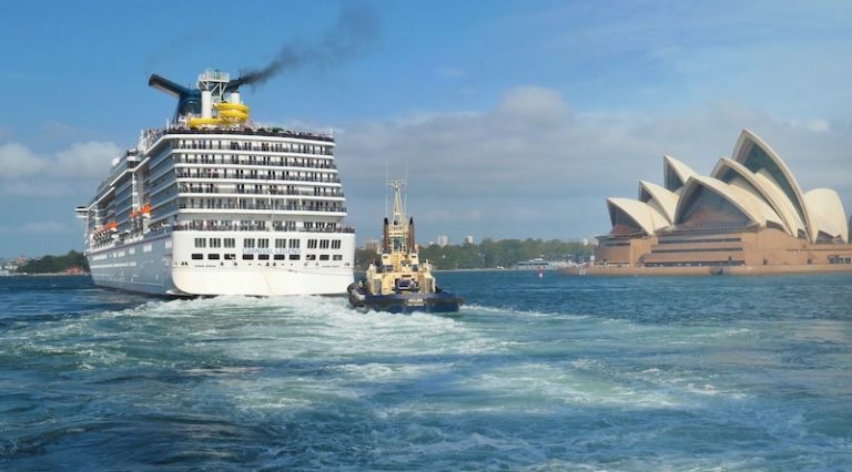 cruises around australia departing sydney