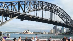 sydney harbour bridge from luna park