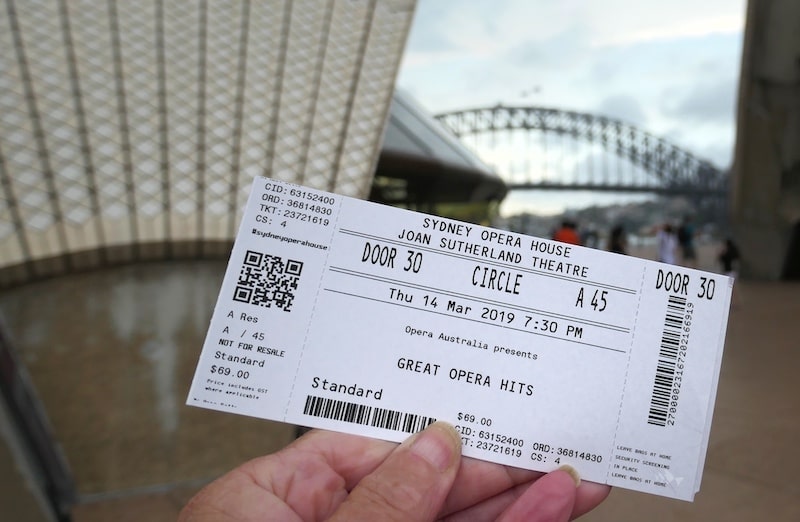 sydney opera house tour tickets