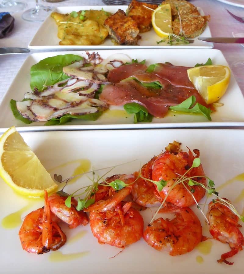 seafood-appetizer-Arzella-restaurant-Gozo-Malta