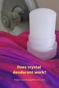 does crystal deodorant work pin