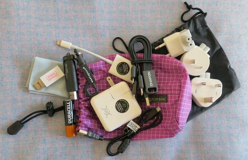 stuff-sack-with-electrical-gadgets