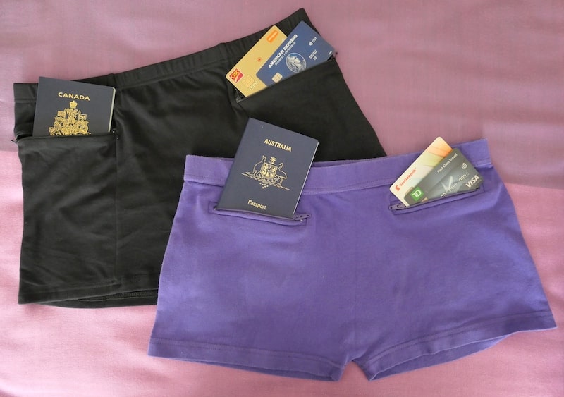 Clever Travel Companion Women's Cotton Underwear with Secret