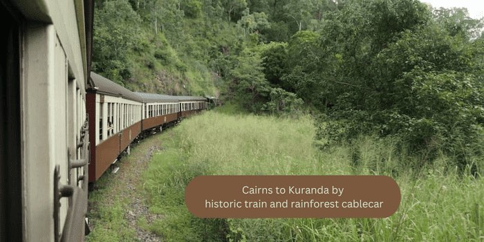 Cairns Kuranda day trip by train and rainforest cable car