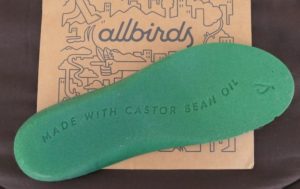 allbirds insole castor bean oil
