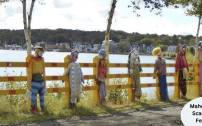 Visit the Magical Mahone Bay Scarecrow Festival, Nova Scotia