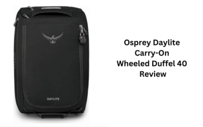 Osprey Daylite Carry-on Wheeled Duffel 40 review of a hybrid travel bag