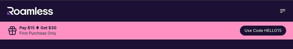 roadless-pay-15-get-15-promotional-offer