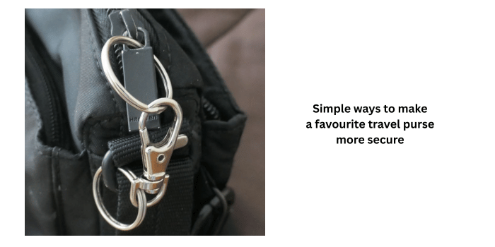 3 Simple ways to make a favourite travel purse more secure