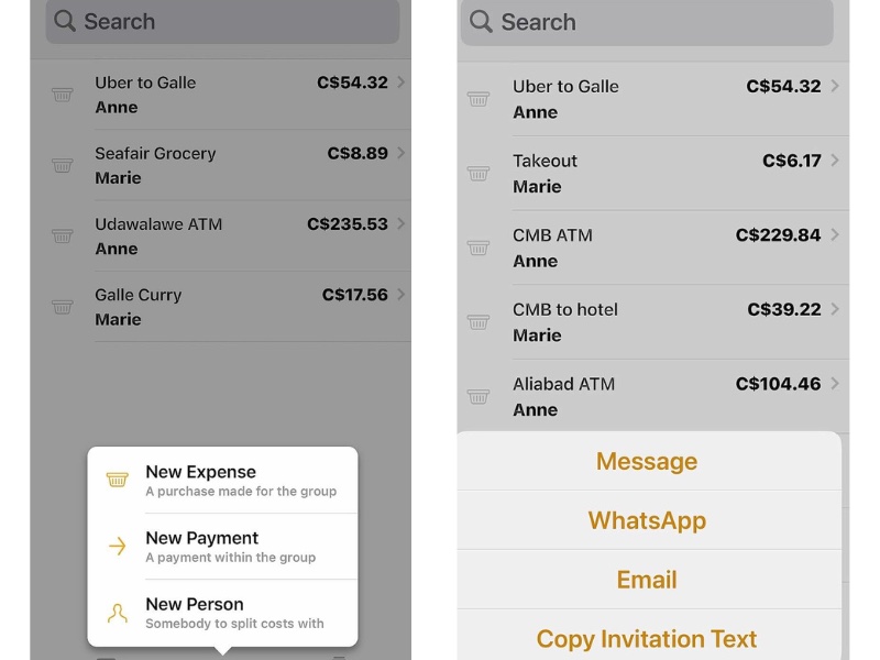 splid-expense-sharing-app-features
