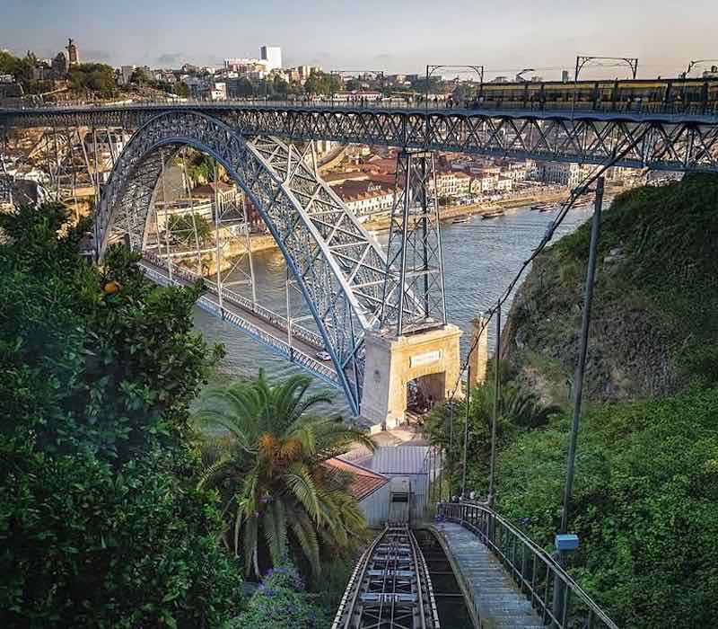 guindais-funicular-and-dom-luis-I-bridge-porto