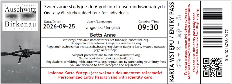auschwitz-entry-pass